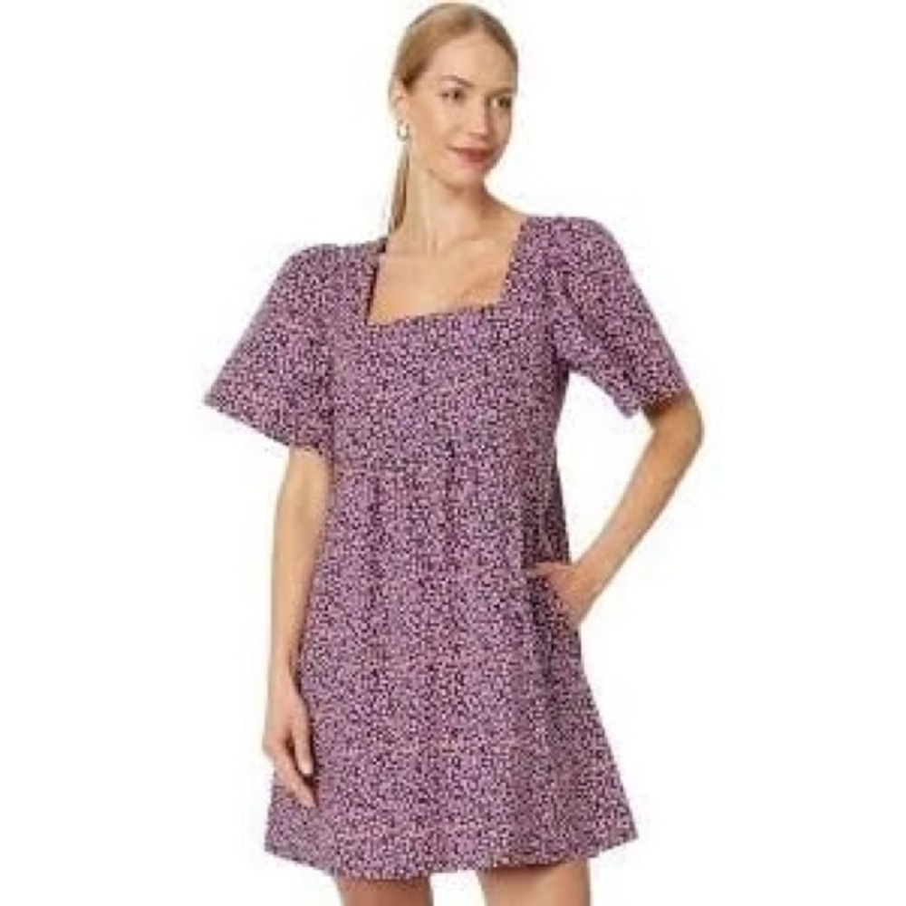 Draper James Floral Print Mini Dress